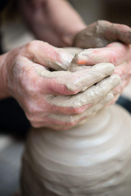 Sandy Brown in her studio 2016